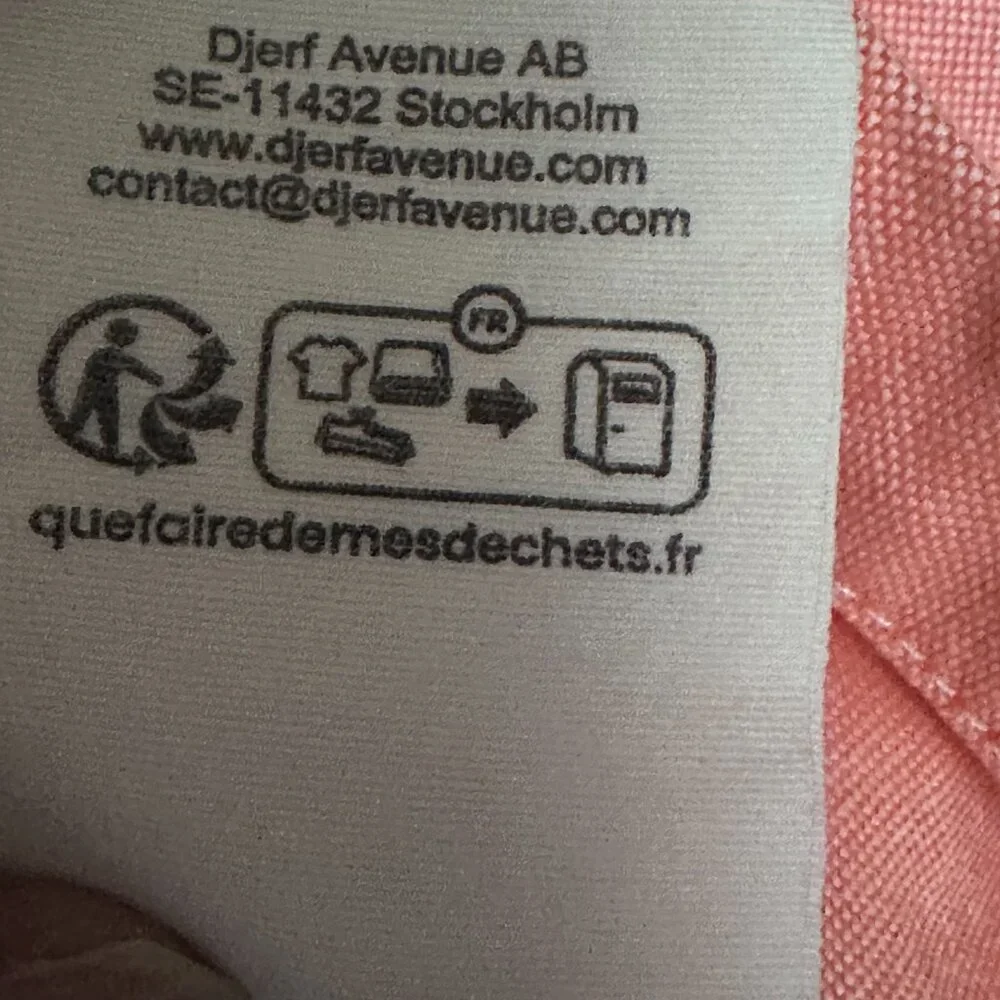 Djerf Avenue Breezy shirt in apricot, size S ~ pre-owned - Picture 8 of 8